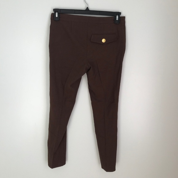 New Vertigo Paris Brown Career Ankle Pants - Picture 4 of 6
